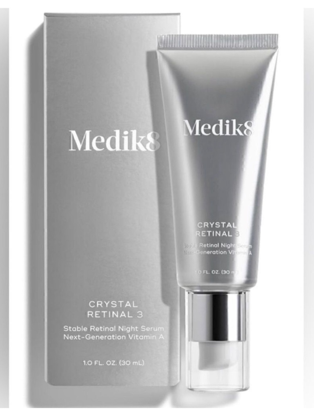 MEDIK8 Crystal Retinal Strength 3 Stable Retinal Night Serum Full Size 1 oz NIB